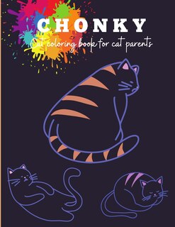 Front cover_Chonky Cat Coloring Book