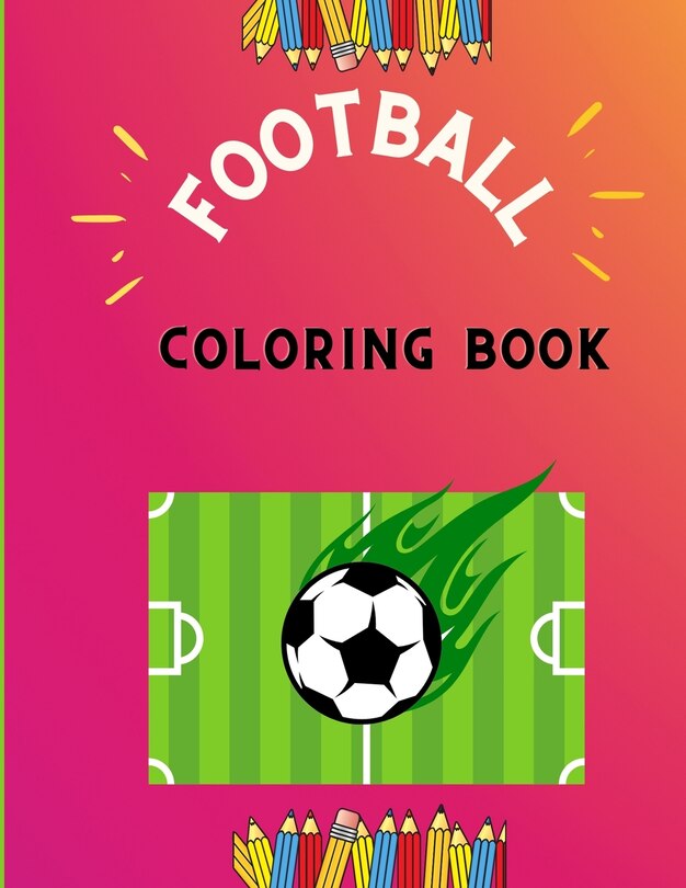 Front cover_Football coloring book