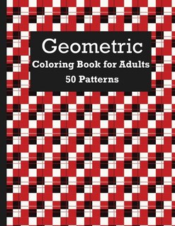 Front cover_Geometric Coloring Book For Adults 50 Patterns