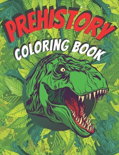 Front cover_Prehistory Coloring Book