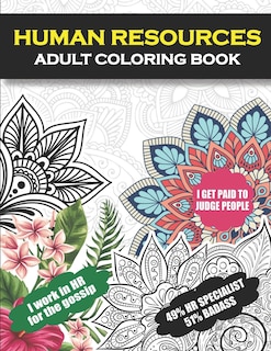 Front cover_Human Resources Adult Coloring Book
