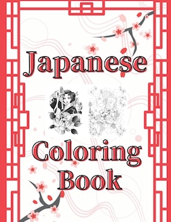 Front cover_Japanese Coloring Book