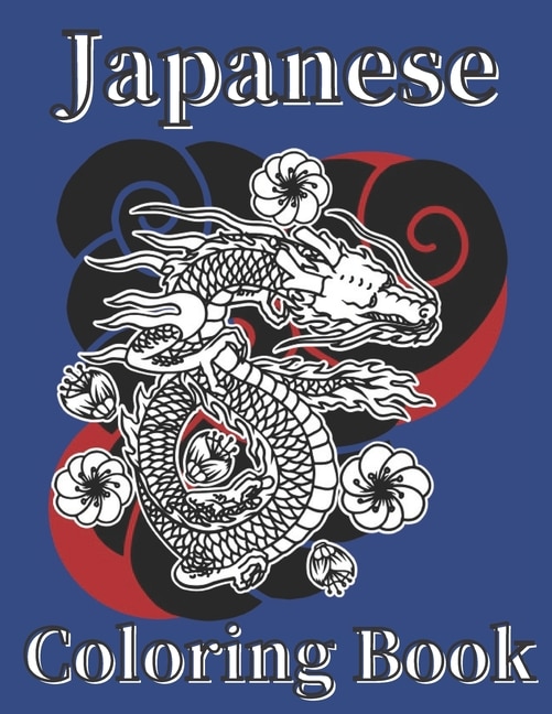 Front cover_Japanese Coloring Book