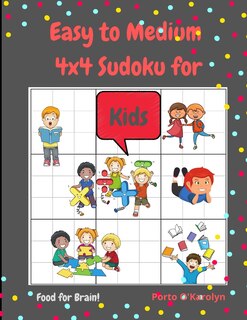 Couverture_Easy to Medium 4x4 Sudoku for Kids