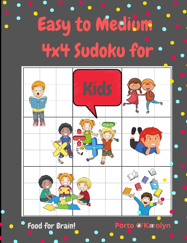 Couverture_Easy to Medium 4x4 Sudoku for Kids