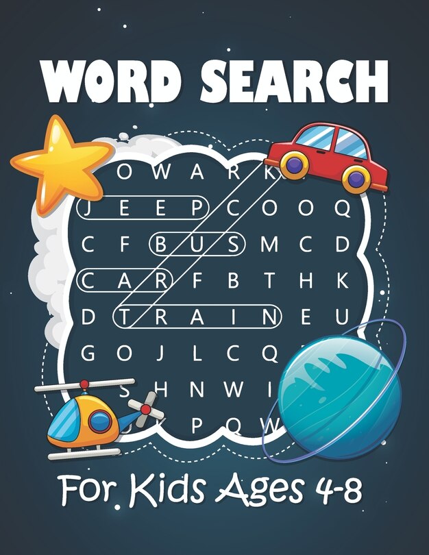 Couverture_Word Search for Kids Ages 4-8