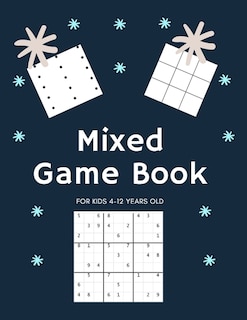 Front cover_Mixed Game Book For kids 4-12 Years Old