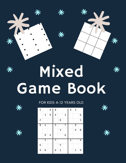 Front cover_Mixed Game Book For kids 4-12 Years Old