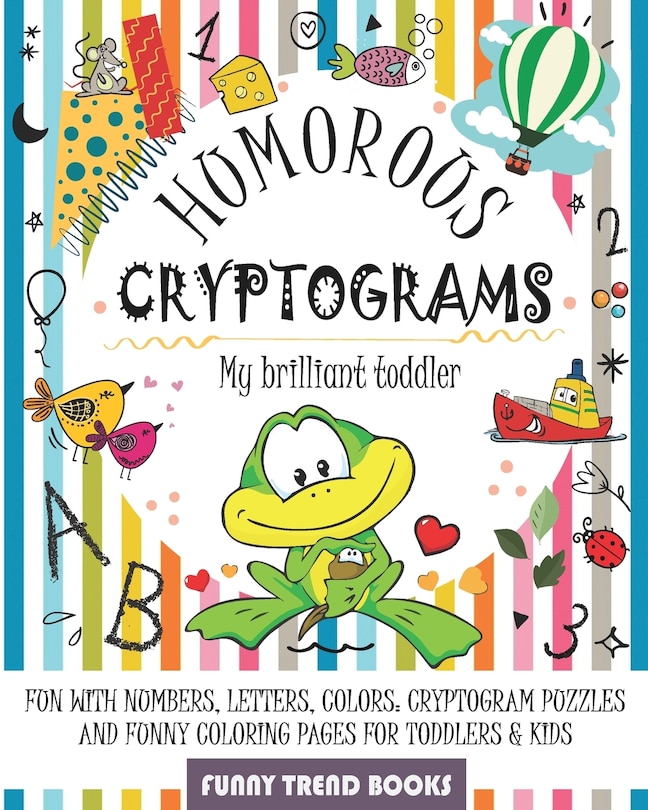 Front cover_Humorous Cryptograms - My Brilliant Toddler
