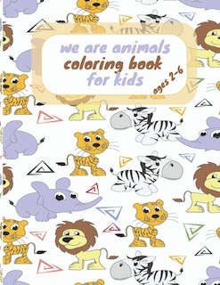 Couverture_We are animals coloring book for kids
