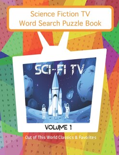 Front cover_Science Fiction TV Word Search Puzzles Book
