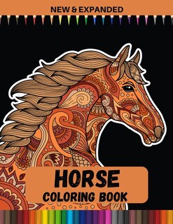 Front cover_Horse Coloring Book (New & Expanded)