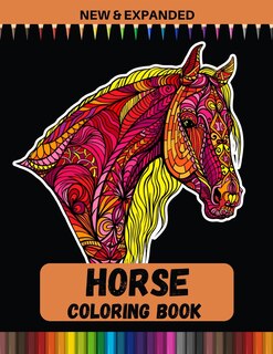 Front cover_Horse Coloring Book (New & Expanded)