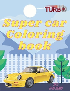 Front cover_Super Car Coloring Book