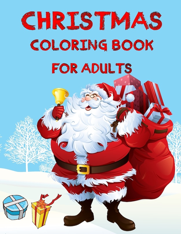 Front cover_Christmas Coloring Book For Adults