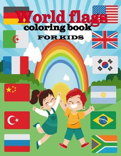 Front cover_World flags coloring book for kids