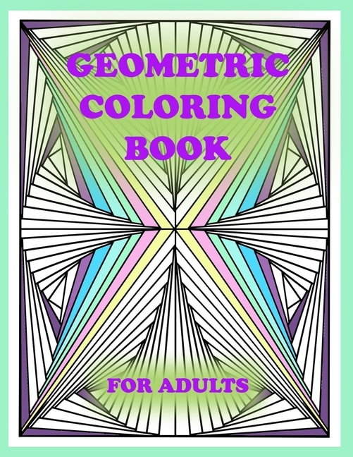 Couverture_geometric coloring book for adults