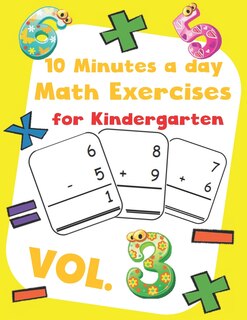 Couverture_10 Minutes a day Math Excercise for Kindergarten Vol.3