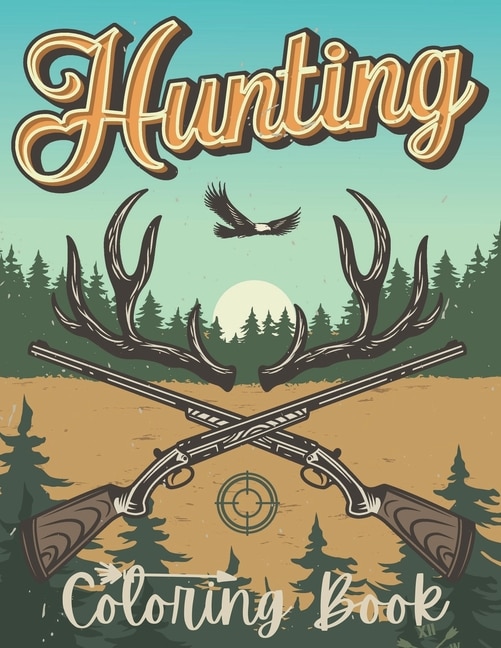 Front cover_Hunting coloring book
