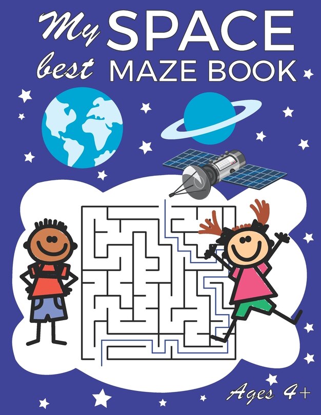 Front cover_My best SPACE MAZE BOOK