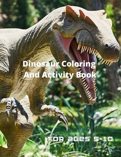 Couverture_Dinosaur Coloring and Activity Book for age 5-10