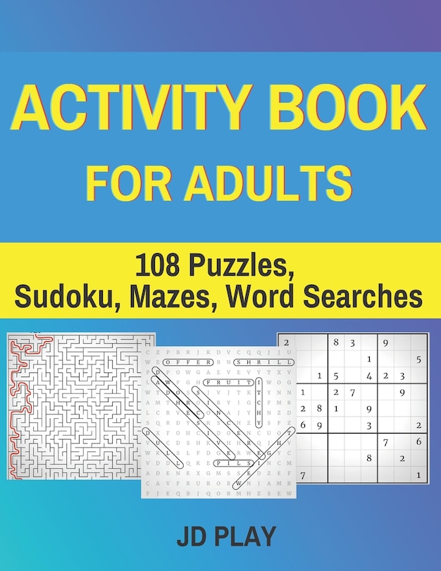 Couverture_Activity Book for Adults