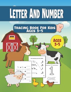 Couverture_Letter And Number Tracing Book For Kids Ages 3-5