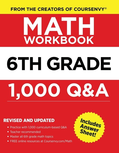 Front cover_6th Grade Math Workbook