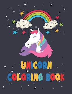 Front cover_Unicorn Coloring Book