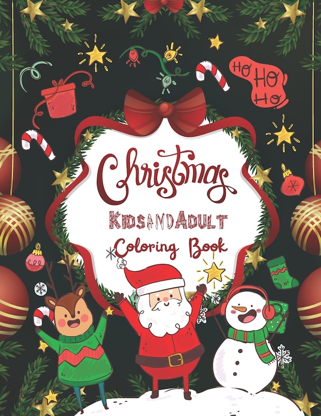 Couverture_Christmas Kids And Adults Coloring Book