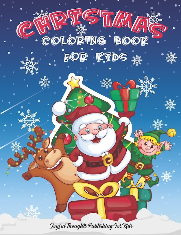 Front cover_Christmas Coloring Book for Kids