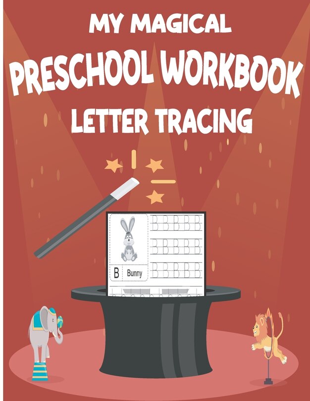 Front cover_my magical preschool workbook lettre tracing