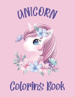 Front cover_Unicorn Coloring Book