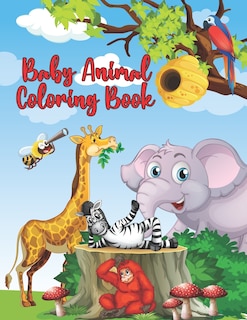 Front cover_Baby Animal Coloring Book
