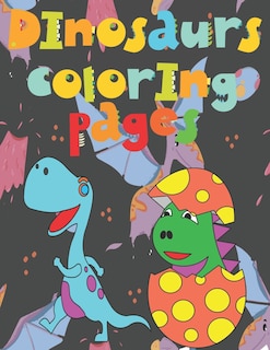 Front cover_Dinosaurs coloring pages
