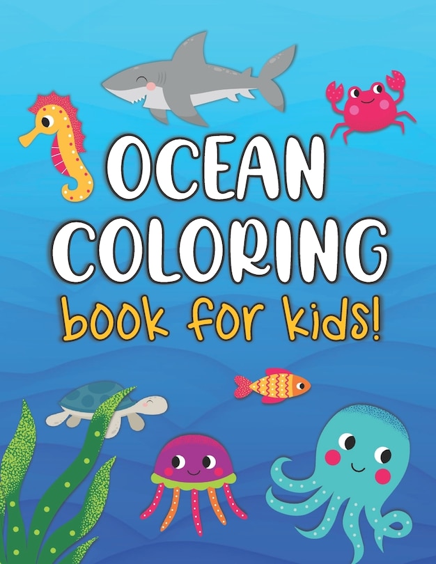 Couverture_Ocean Coloring Book For Kids