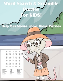 Front cover_Word Search & Scramble Puzzles For Kids!