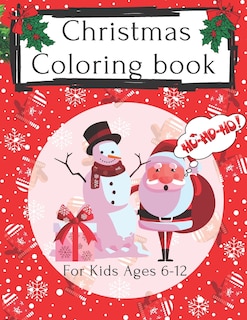 Couverture_Christmas coloring book for kids Ages 6-12