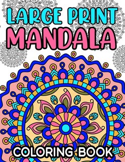 Couverture_Large Print Mandala Coloring Book