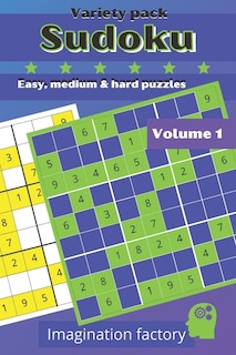 Front cover_Sudoku variety pack. Easy, medium & hard puzzles