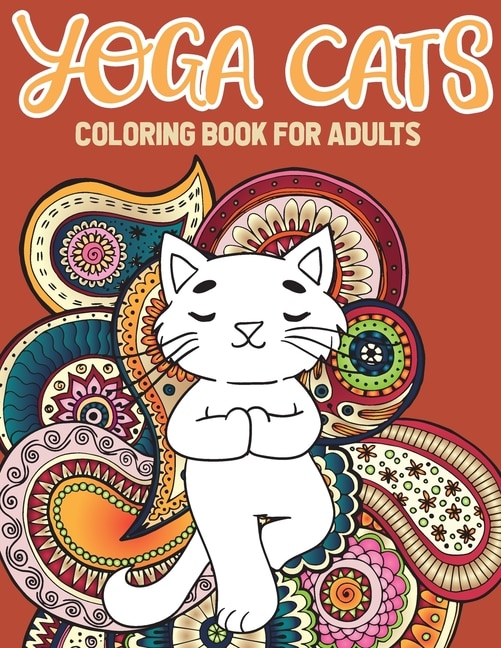 Front cover_Yoga Cat Coloring Book