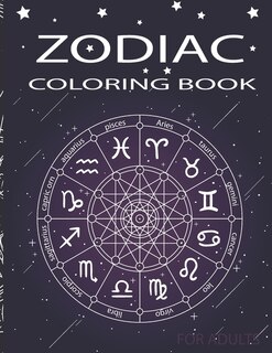 Front cover_Zodiac Coloring Book for adults