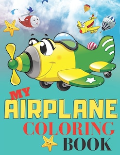 Front cover_My Airplane Coloring Book