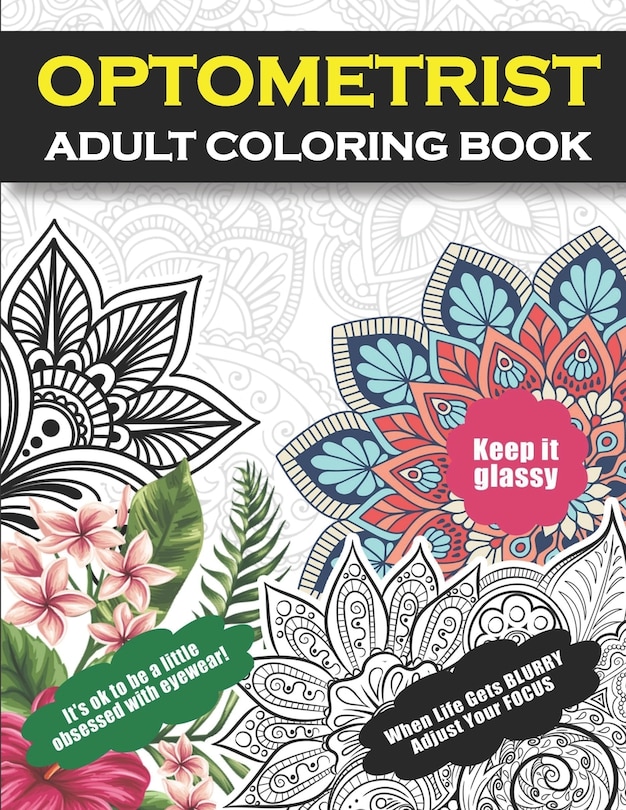 Couverture_Optometrist Adult Coloring Book