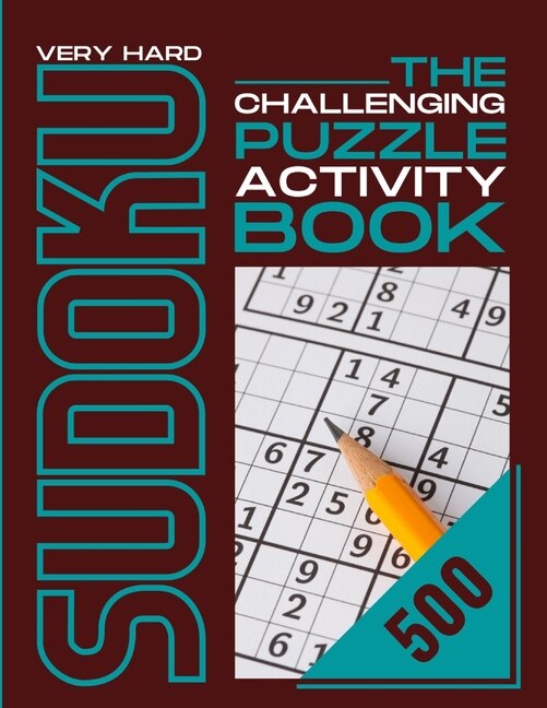 Front cover_SUDOKU Very Hard 500