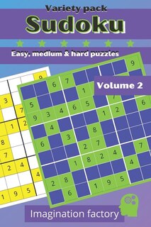 Front cover_Sudoku variety pack. Easy, medium & hard