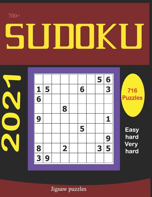 Front cover_700+ Sudoku Jigsaw Puzzles