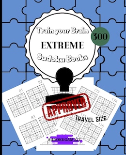 Front cover_Train Your Brain EXTREME Sudoku Books 300