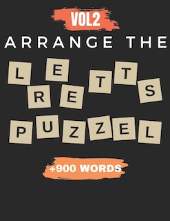 Front cover_Arrange The Letter Puzzel Vol2 +900 words