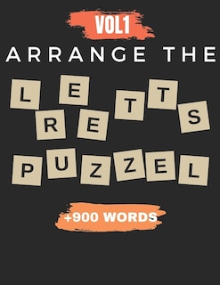 Front cover_Arrange The Letter Puzzel Vol1 +900 words